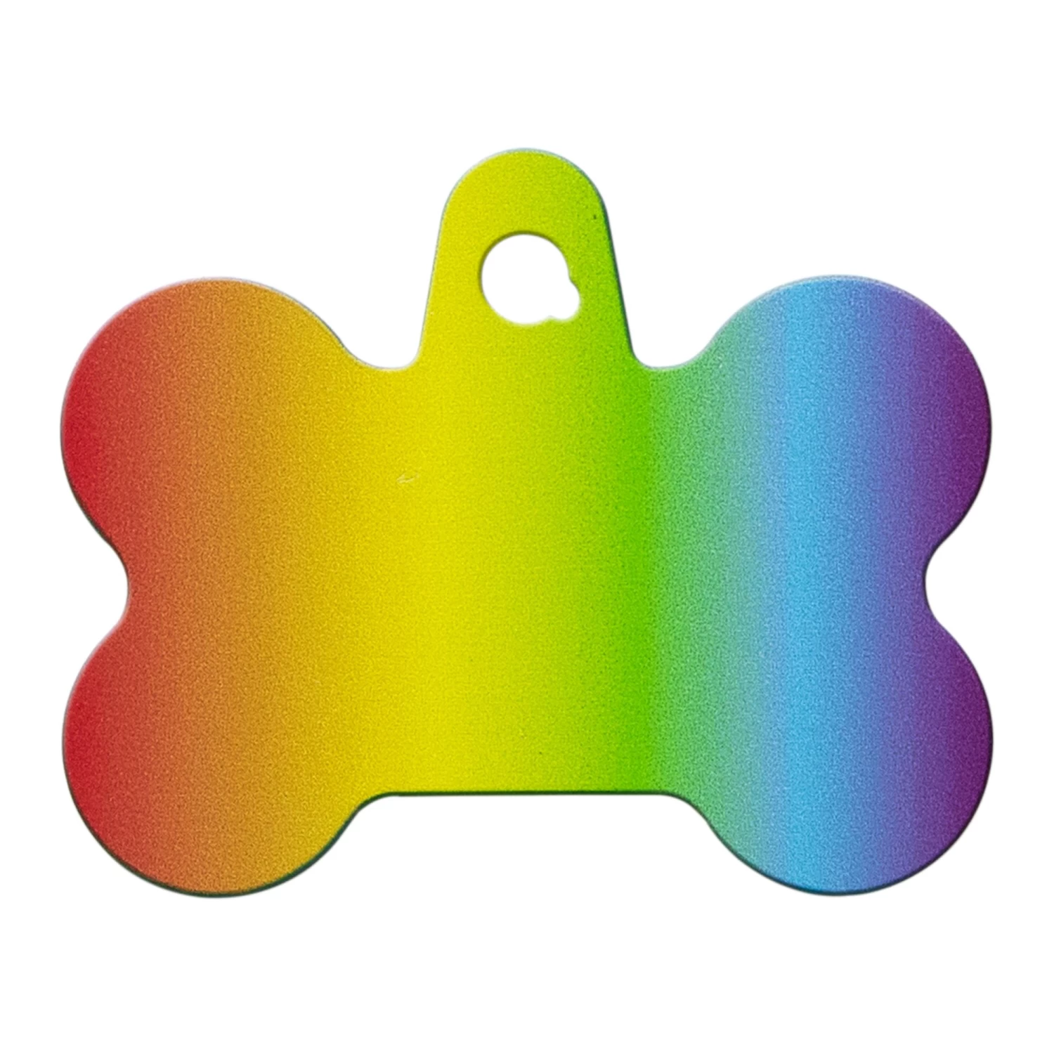 TagWorks® Rainbow Fade Large Bone Personalized Pet ID Tag 1 TagWorks® Rainbow Fade Large Bone Personalized Pet ID Tag