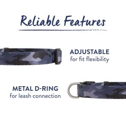 Top Paw® Grey Camo Dog Collar 7 Top Paw® Grey Camo Dog Collar -Pet Essentials Shop 5338055 alt2