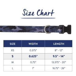 Top Paw® Grey Camo Dog Collar 8 Top Paw® Grey Camo Dog Collar -Pet Essentials Shop 5338055 alt3