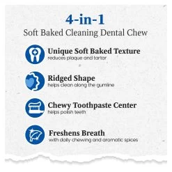 Ark Naturals Soft Brushless Toothpaste Large Dog Dental Chew Treats 7 Ark Naturals Soft Brushless Toothpaste Large Dog Dental Chew Treats -Pet Essentials Shop 5338082 alt2