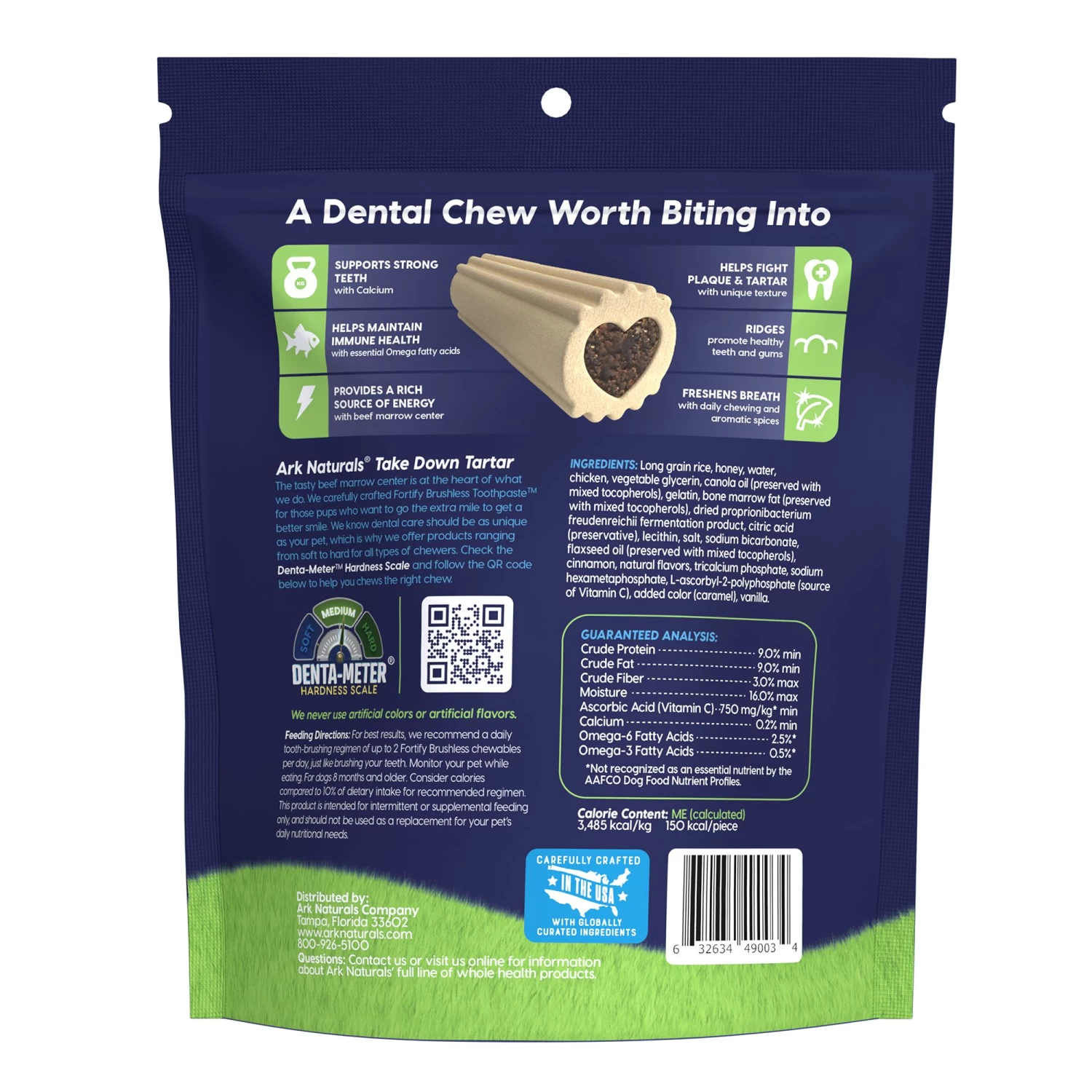 Ark Naturals Fortify Brushless Toothpaste 6-in-1 Large Dog Dental Chew Treat 2 Ark Naturals Fortify Brushless Toothpaste 6-in-1 Large Dog Dental Chew Treat - Image 2