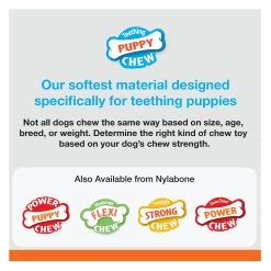 Nylabone® Puppy Chew Rubber Teether Dog Toy - Vanilla Flavor -Pet Essentials Shop 5338095 alt5