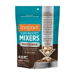 Instinct Raw Boost Mixers Multivitamin Freeze-Dried Adult Dog Food Topper - 12.5 Oz.