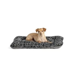 Top Paw® Black & Beige Pillow Dog Bed