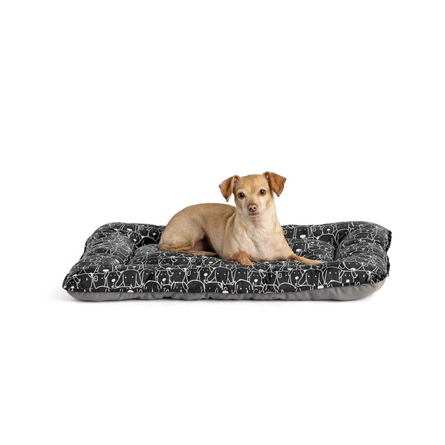 Top Paw® Black & Beige Pillow Dog Bed 1 Top Paw® Black & Beige Pillow Dog Bed