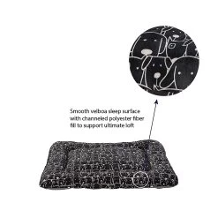 Top Paw® Black & Beige Pillow Dog Bed 8 Top Paw® Black & Beige Pillow Dog Bed -Pet Essentials Shop 5338520 alt2