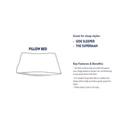 Top Paw® Black & Beige Pillow Dog Bed 10 Top Paw® Black & Beige Pillow Dog Bed -Pet Essentials Shop 5338520 alt4