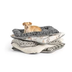 Top Paw® Black & Beige Pillow Dog Bed 11 Top Paw® Black & Beige Pillow Dog Bed -Pet Essentials Shop 5338520 alt5