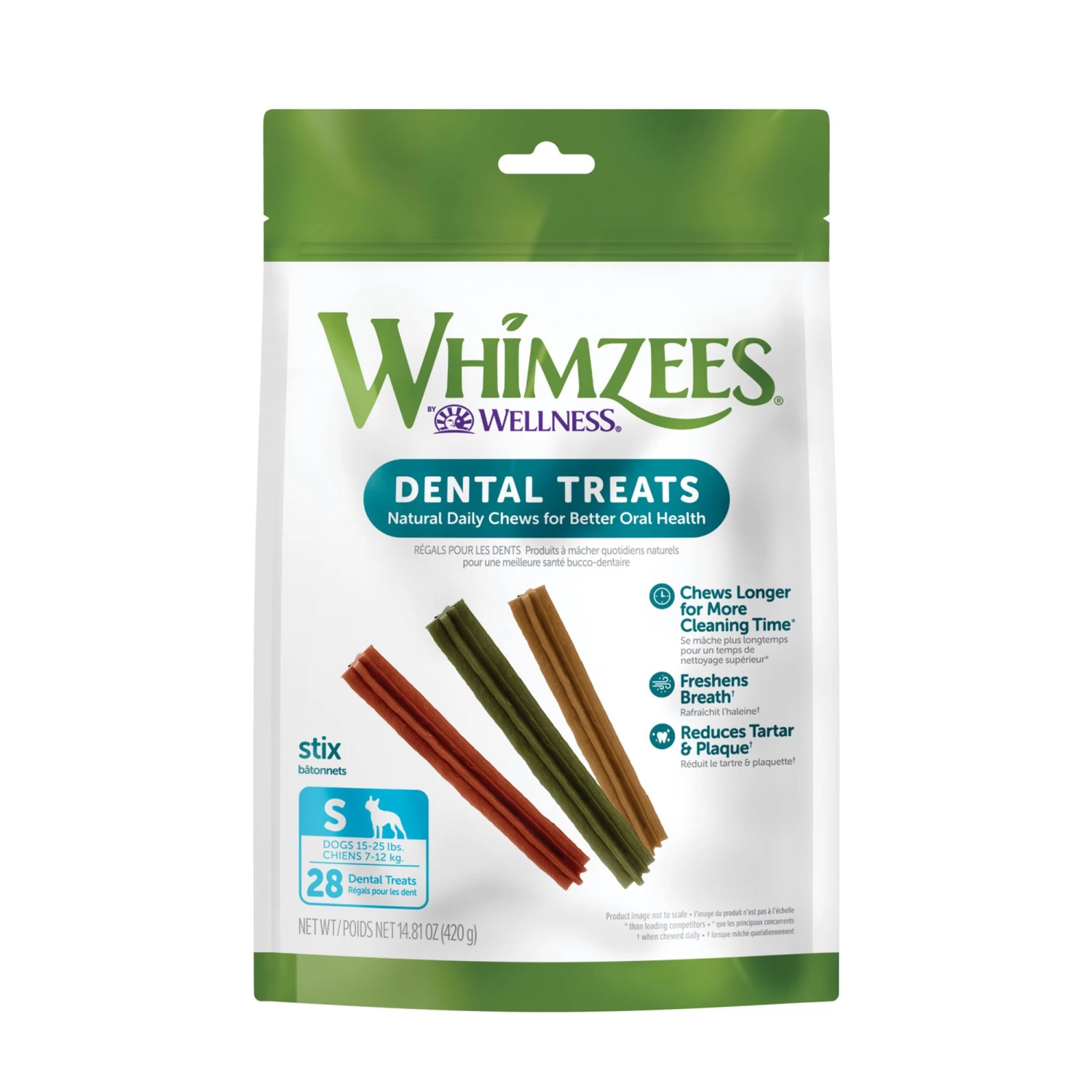 WHIMZEES Stix Small Dog Dental Treats - Vegetable 1 WHIMZEES Stix Small Dog Dental Treats - Vegetable