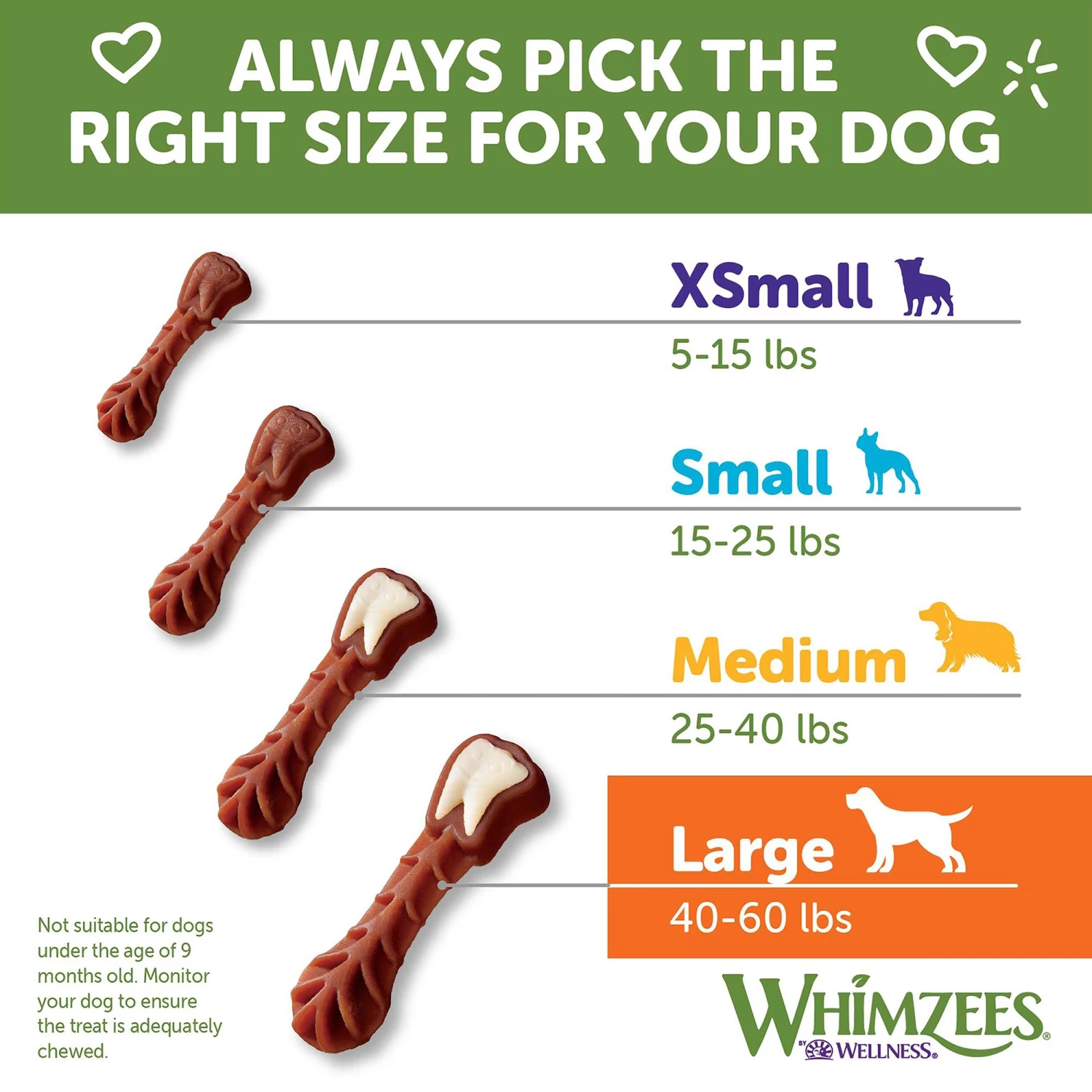 Whimzees Brushzees Large Dog Dental Treats - Vegetable 6 Whimzees Brushzees Large Dog Dental Treats - Vegetable - Image 6