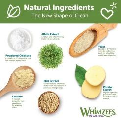 Whimzees Alligator Medium Dog Dental Treats - Vegetable -Pet Essentials Shop 5338868 alt2