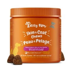 Zesty Paws Omega Chews Dog All Life Stages - Chicken, Soft Chews