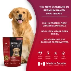 Foley's VitalityDog Crunchy Baked Dog Treats - Bison With Saskatoon Berries 6 Foley's VitalityDog Crunchy Baked Dog Treats - Bison With Saskatoon Berries -Pet Essentials Shop 5340087 alt2