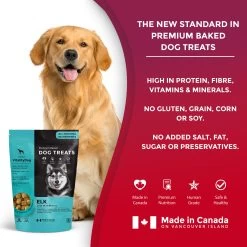 Foley's VitalityDog Crunchy Baked Dog Treats - Elk With Wild Berries -Pet Essentials Shop 5340088 alt2