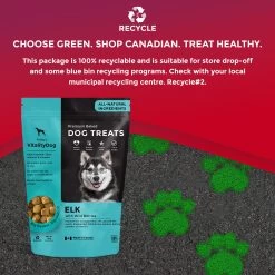 Foley's VitalityDog Crunchy Baked Dog Treats - Elk With Wild Berries -Pet Essentials Shop 5340088 alt4