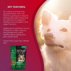 Foley's VitalityDog Crunchy Baked Dog Treat - Venison With Blueberries And Apple -Pet Essentials Shop 5340090 alt3