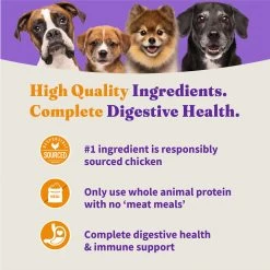 Halo Holistic Dry Dog Puppy Food - Cage-free Chicken & Brown Rice, Digestive Care -Pet Essentials Shop 5340258 alt4