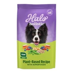 Halo Holistic Vegan Plant-Based With Superfoods Dry Dog Food - Digestive Care