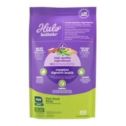 Halo Holistic Vegan Plant-Based With Superfoods Dry Dog Food - Digestive Care -Pet Essentials Shop 5340348 alt2