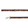 Top Paw® Black Flames Dog Leash: 4-ft Long