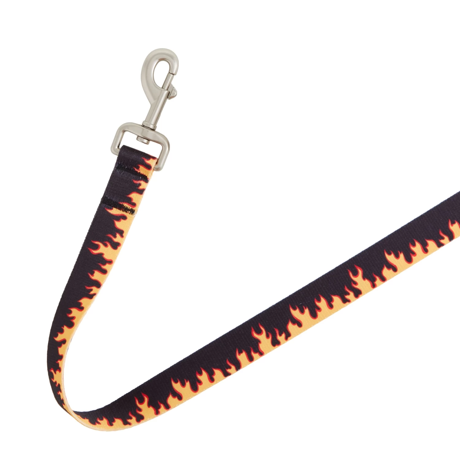 Top Paw® Black Flames Dog Leash: 4-ft Long 5 Top Paw® Black Flames Dog Leash: 4-ft Long - Image 5
