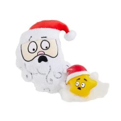 OMG! SURPRISE&trade; Holiday Santa With Star 2 Toys In 1 Dog Toy - Plush, Squeaker