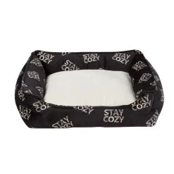 Value Beds Holiday "Stay Cozy" Cuddler Dog Bed