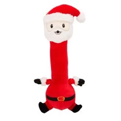 Merry & Bright ™ Nice & Noisy Long Neck Santa Dog Toy