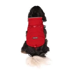 Canada Pooch Harness Puffer Jacket - Red -Pet Essentials Shop 5343607 alt3