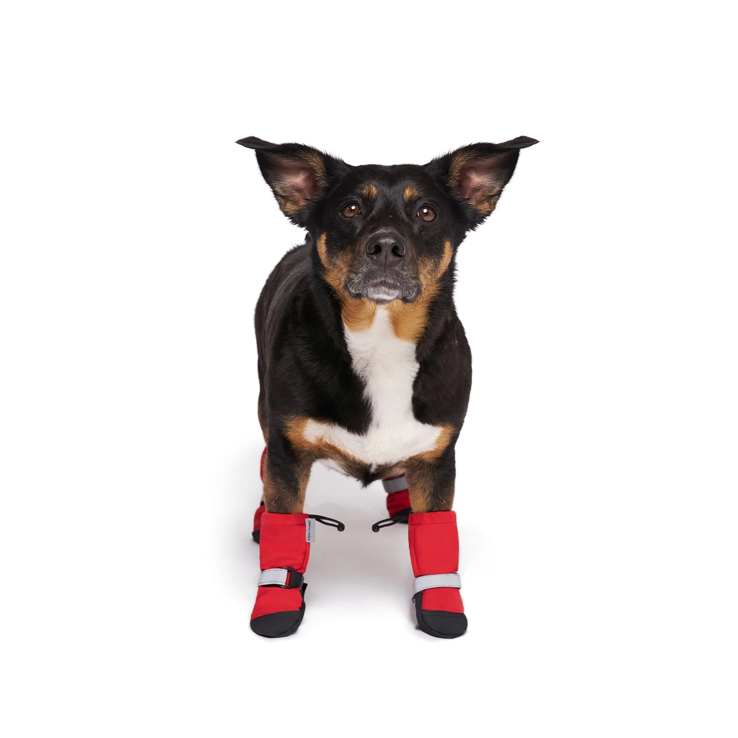 Canada Pooch Soft Shields Reflective Dog Boots - Red 2 Canada Pooch Soft Shields Reflective Dog Boots - Red - Image 2