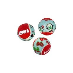 KONG® Holiday SqueakAir® Balls Dog Toy - 6 Pack
