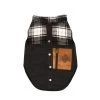 The Beaver Canoe Colourblock Vest - Black Plaid