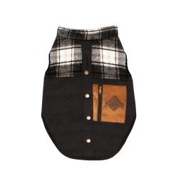 The Beaver Canoe Colourblock Vest - Black Plaid