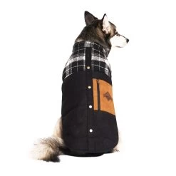The Beaver Canoe Colourblock Vest - Black Plaid -Pet Essentials Shop 5343767 alt3