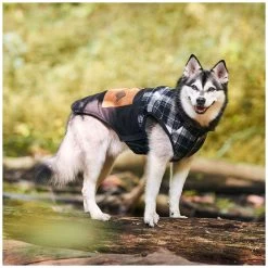The Beaver Canoe Colourblock Vest - Black Plaid -Pet Essentials Shop 5343767 alt4