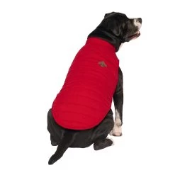 Beaver Canoe Puffer Vest - Red -Pet Essentials Shop 5343806 alt3