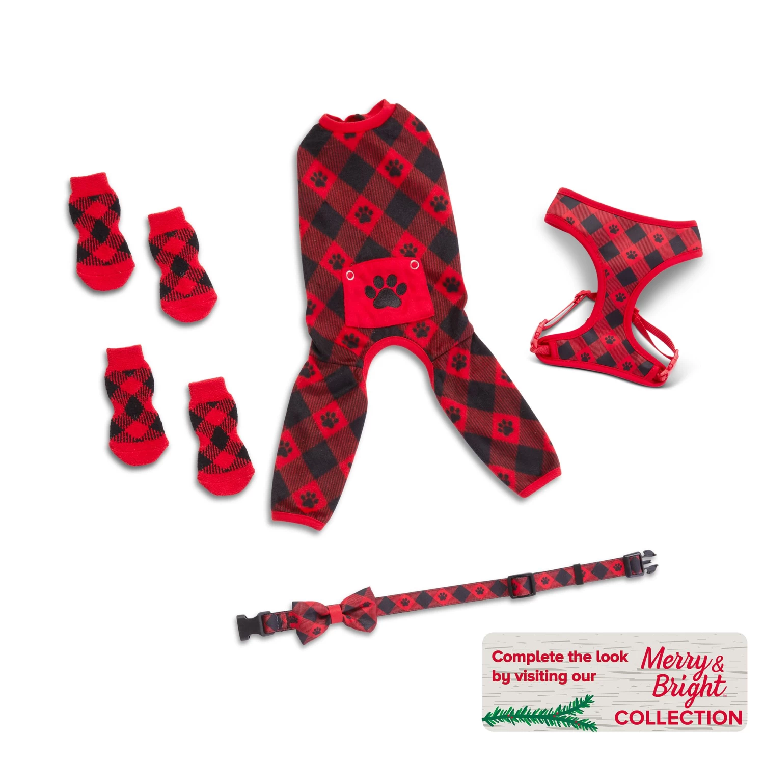 Merry & Bright™ Argyle Dog Pajamas 4 Merry & Bright™ Argyle Dog Pajamas - Image 4