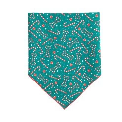 Merry & Bright™ Holiday Merry Mood And Candy Cane Print Dog Bandana - 2 Pack -Pet Essentials Shop 5344276 alt4