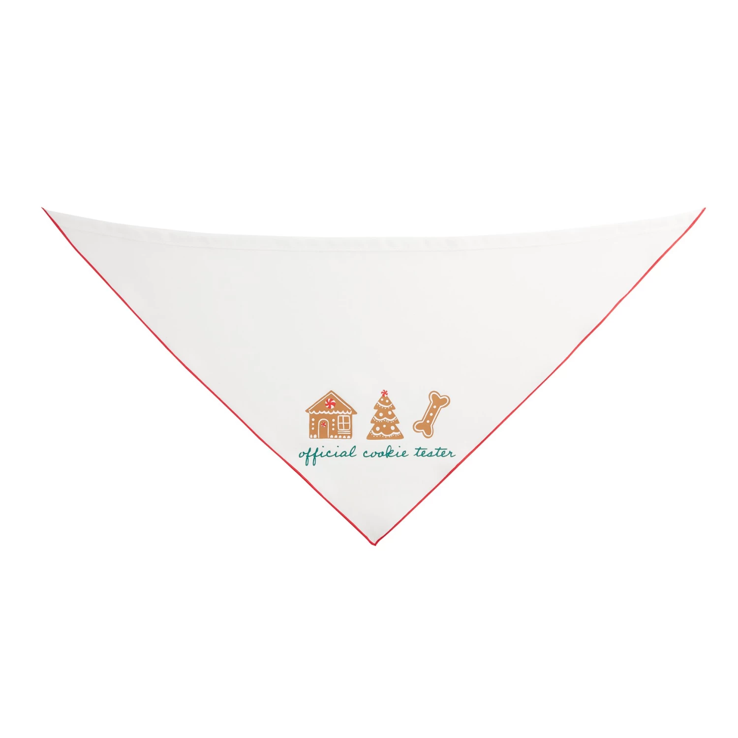 Merry & Bright™ Holiday Official Cookie Tester And Plaid Print Dog Bandana - 2 Pack 6 Merry & Bright™ Holiday Official Cookie Tester And Plaid Print Dog Bandana - 2 Pack - Image 6