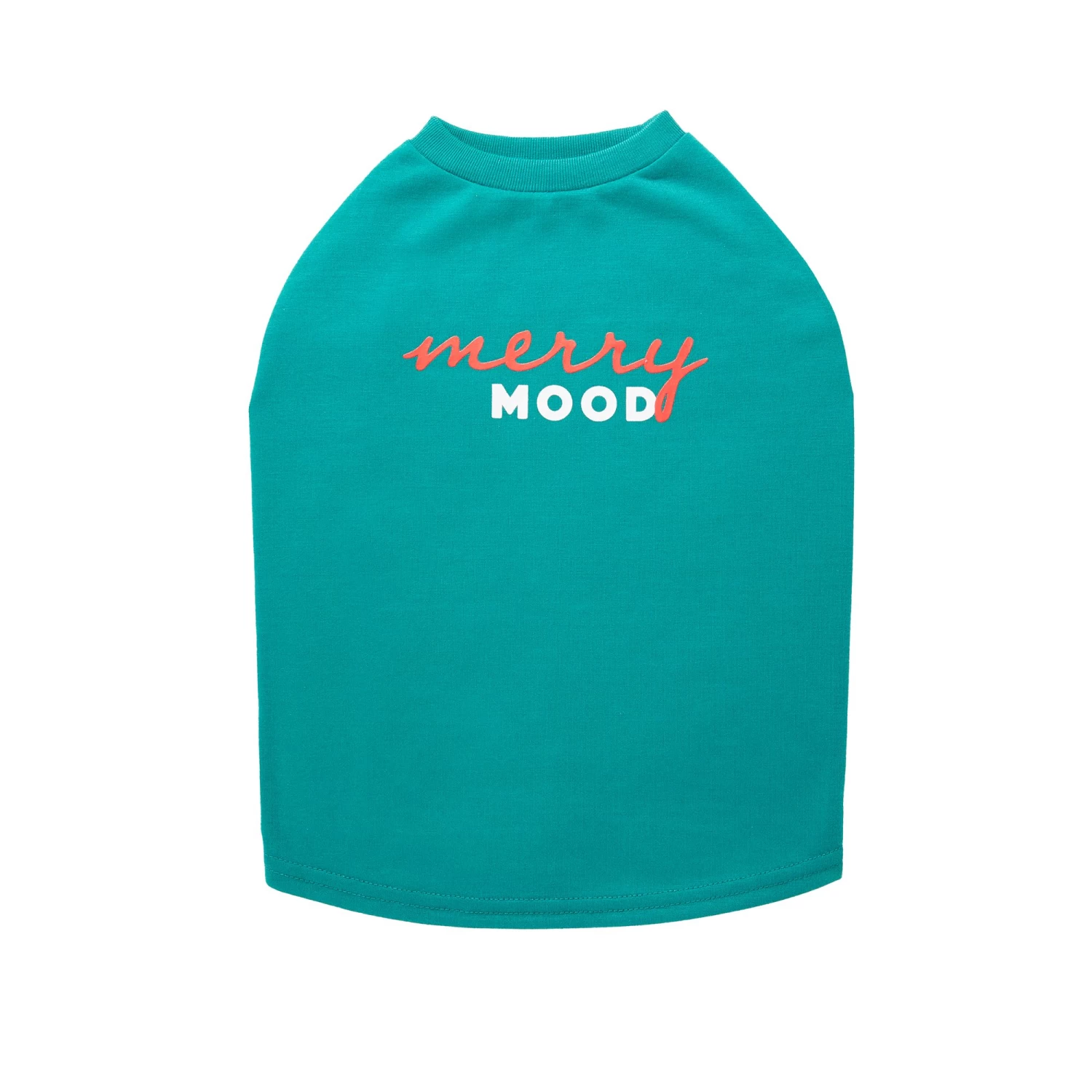 Merry & Bright™ Holiday Merry Mood Dog & Cat Tee-Shirt 2 Merry & Bright™ Holiday Merry Mood Dog & Cat Tee-Shirt - Image 2