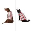 Merry & Bright&trade; Holiday Plaid Print Dog & Cat Tee-Shirt