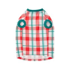 Merry & Bright™ Holiday Plaid Print Dog & Cat Tee-Shirt 6 Merry & Bright™ Holiday Plaid Print Dog & Cat Tee-Shirt -Pet Essentials Shop 5344334 alt2