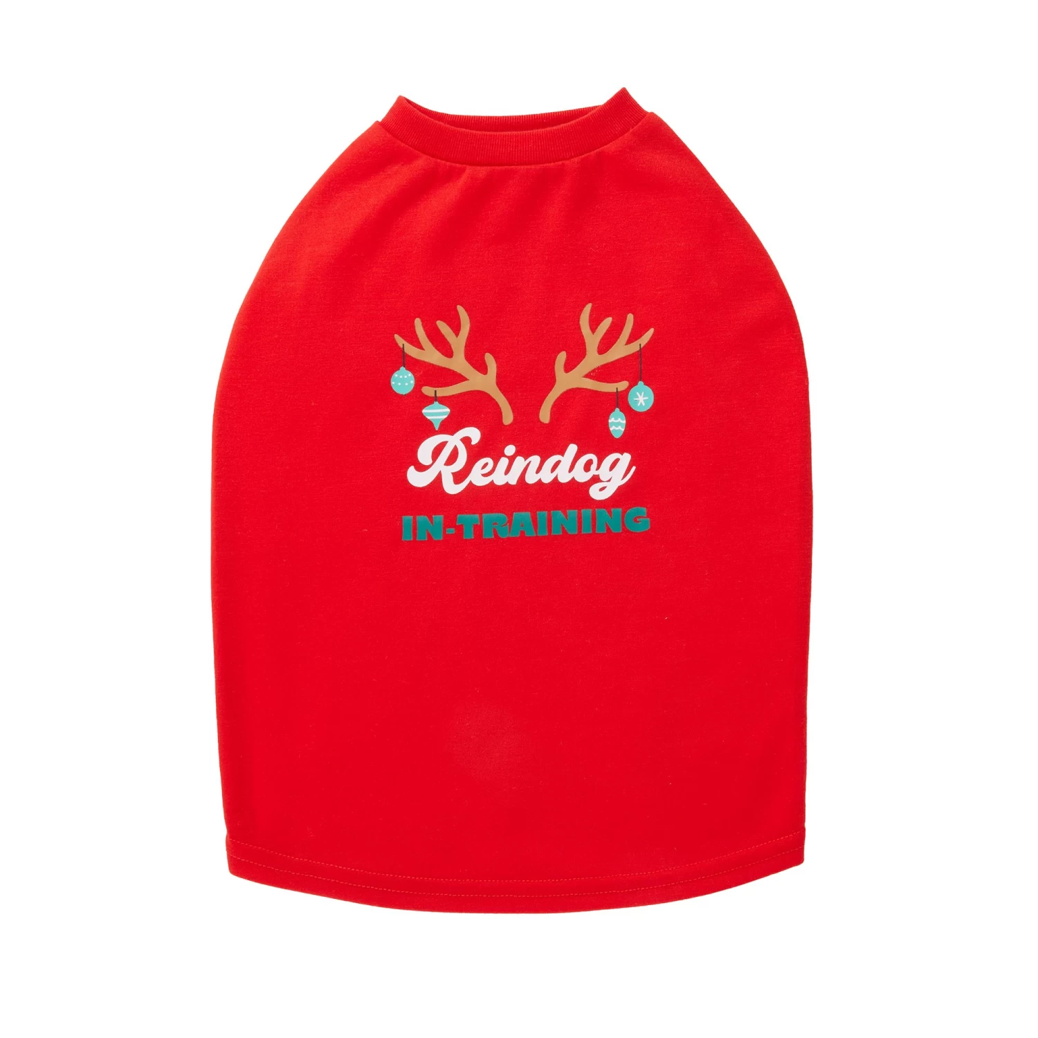 Merry & Bright™ Holiday Reindog In-Training Dog Tee-Shirt 2 Merry & Bright™ Holiday Reindog In-Training Dog Tee-Shirt - Image 2