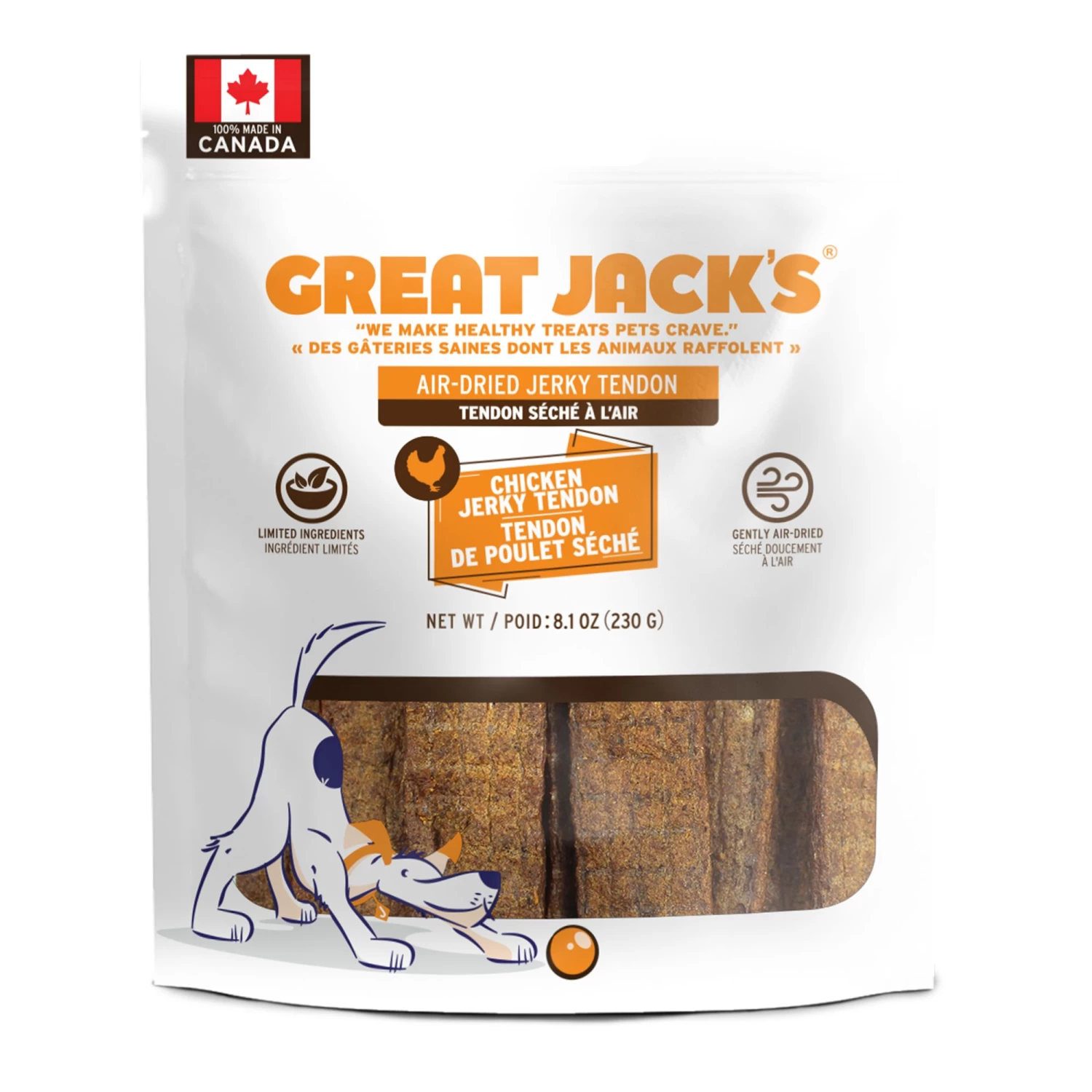 Great Jack's Air-Dried Jerky Bars - Chicken 1 Great Jack's Air-Dried Jerky Bars - Chicken