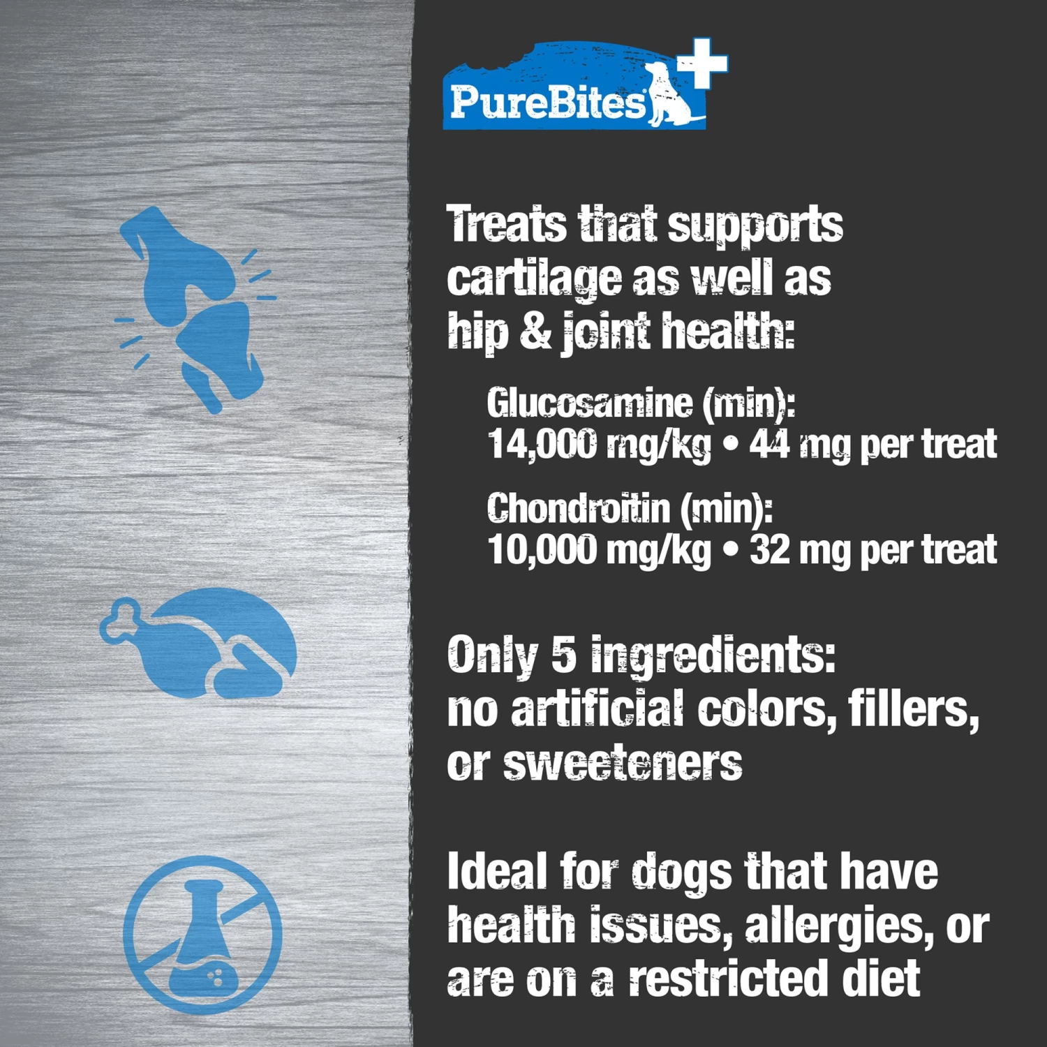 PureBites+ Freeze Dried Dog Treats - Hip & Joint 5 PureBites+ Freeze Dried Dog Treats - Hip & Joint - Image 5