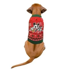 Disney Holiday Mickey, Goofy & Donald Duck Dog Sweater