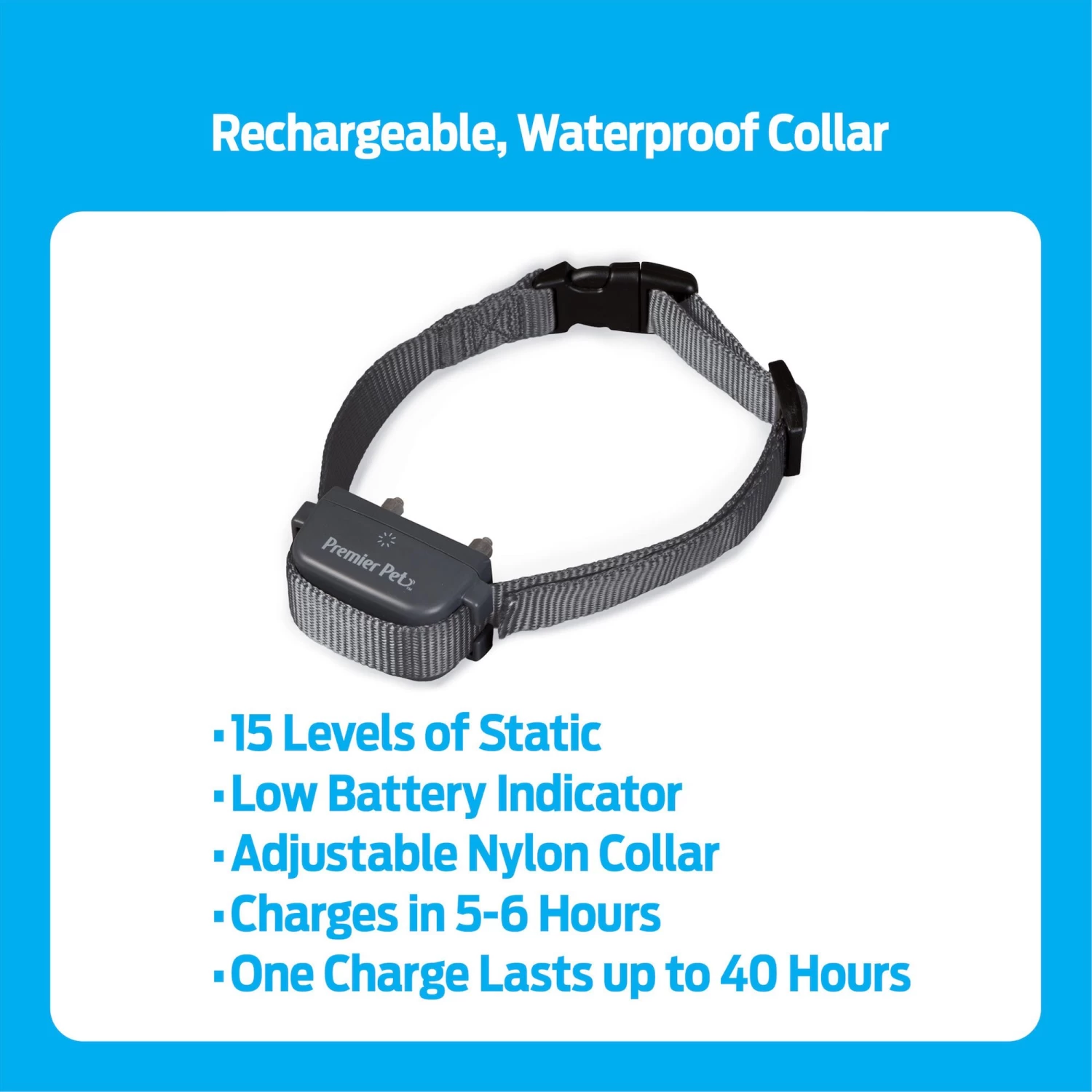 Premier® Premier Pet Rechargeable Bark Collar 5 Premier® Premier Pet Rechargeable Bark Collar - Image 5