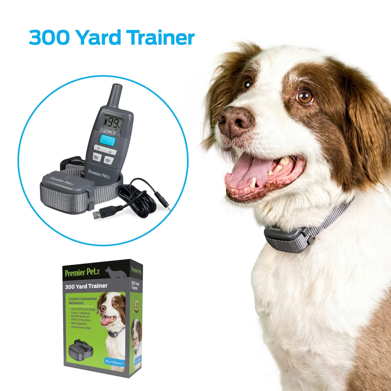 Premier® PREMIER PET REMOTE TRAINER - 300 YARD 1 Premier® PREMIER PET REMOTE TRAINER - 300 YARD