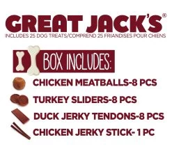 Great Jack's Advent Calendar Air-Dried Dog Treats -Pet Essentials Shop 5346028 alt4