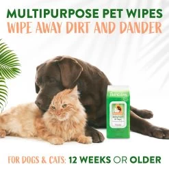 TropiClean® Papaya & Coconut Luxury 2-in-1 Pet Wipes -Pet Essentials Shop 5346037 alt5
